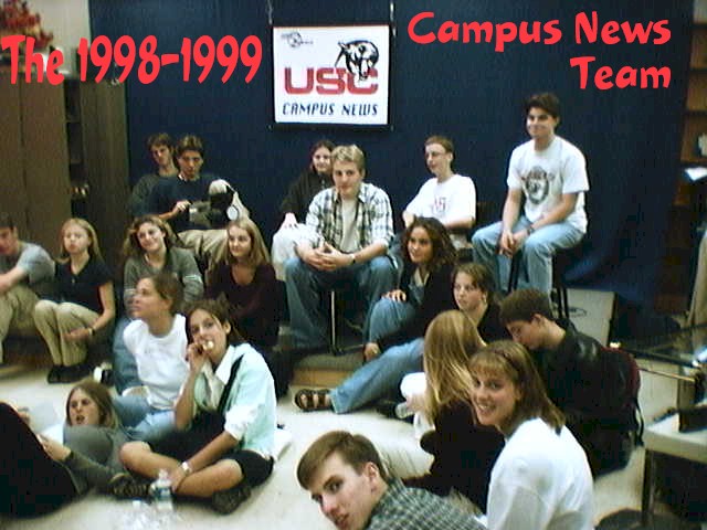The 1998 Campus News Team. 